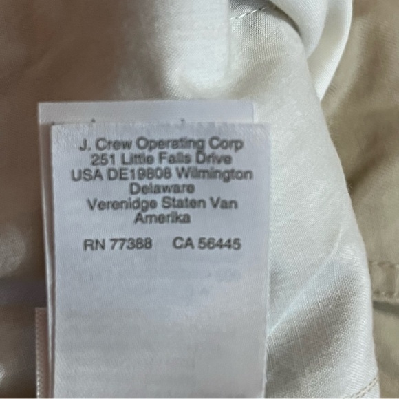 J. Crew Khaki Joggers Cotton and Tencel Size 2 NWT - Picture 7 of 10